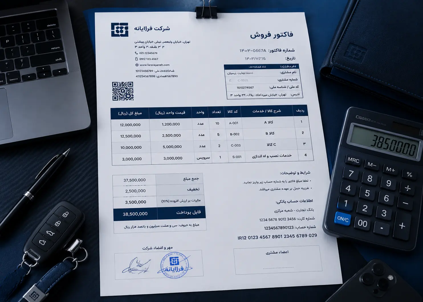 سامانه فاکتور فروش